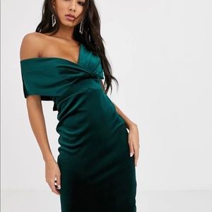 ASOS velvet midi dress